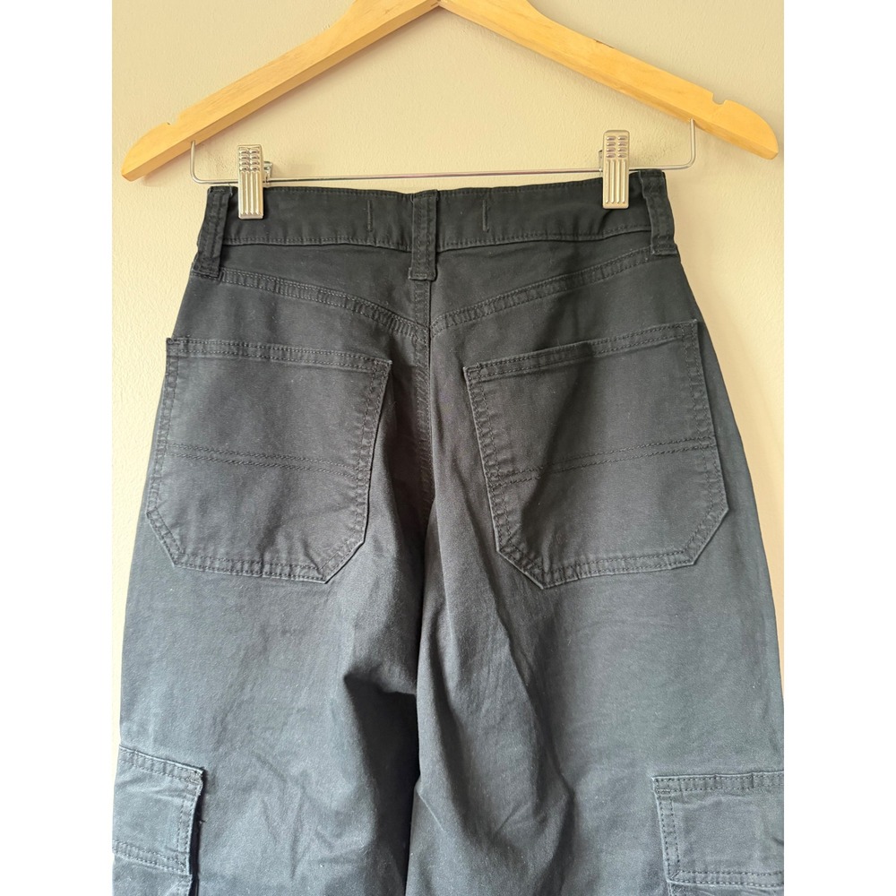 Hollister Cargo Pants 00R Black Ultra High-Rise Baggy Utility Pants - Picture 9 of 10